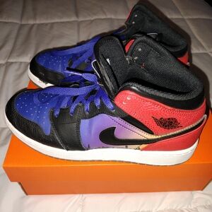 Multicolor High-Top Sneakers